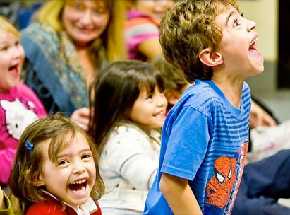 Kids enjoying a fun moment