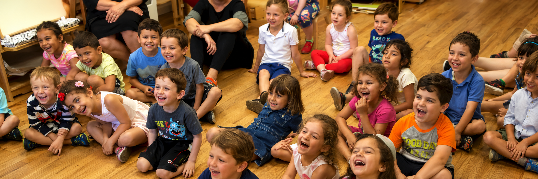 Kids enjoying a fun classroom session