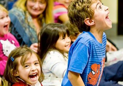 Kids enjoying a fun moment